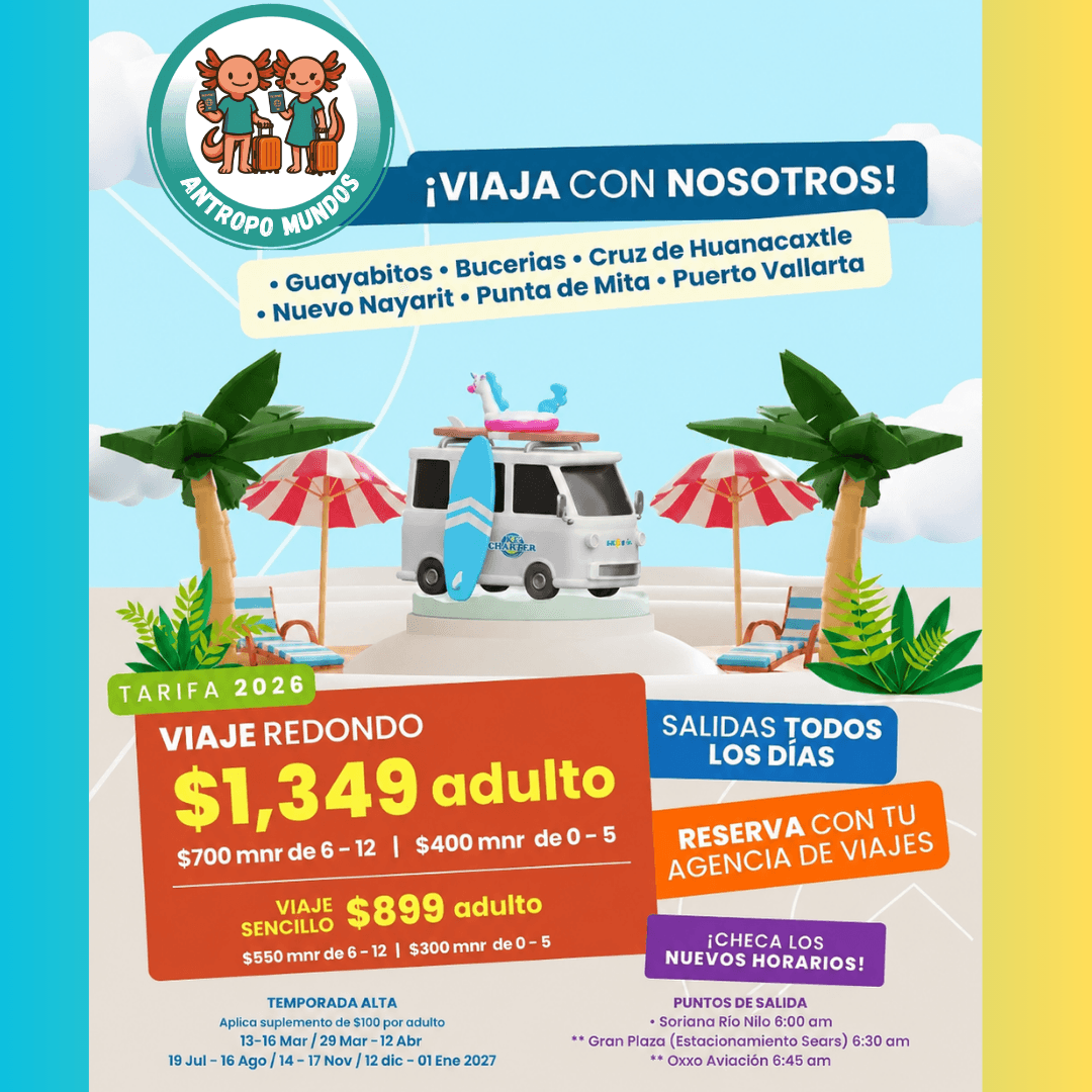 Viaje en Charter — Riviera Nayarit y Puerto Vallarta